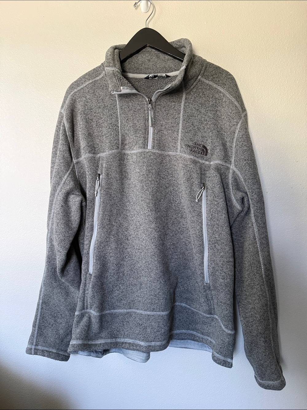 The North Face Men’s Gordon Lyons Quarter Zip Fleece Sweatshirt Jacket Size XXL